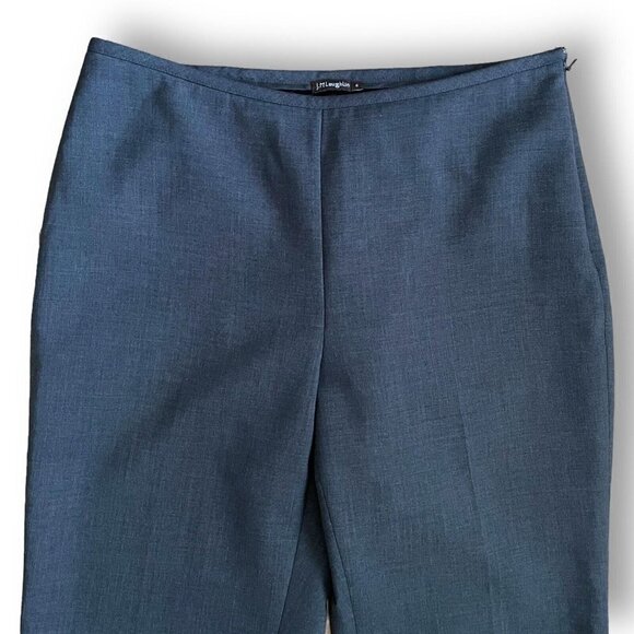 J McLaughlin Womens Dress Pants Sz 4 Gray Stretch Wool Side Zip Lined Classic - Picture 4 of 9